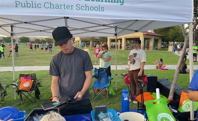 Opportunities For Learning staff and students proudly represented at the "Be the Light" run in Santa Clarita, hosting a booth with school information and swag giveaways while raising awareness and support for youth recovery through A Light of Hope.